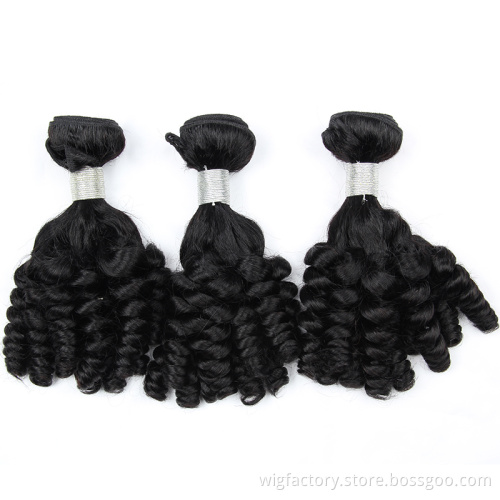 Wholesale unprocessed virgin bohemian hair, no shed no tangle bohemian curl human hair weave, bottom funmi curls human hair